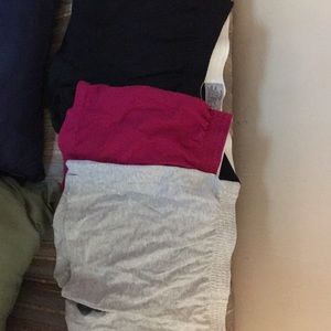 Cotten elastic waist shorts